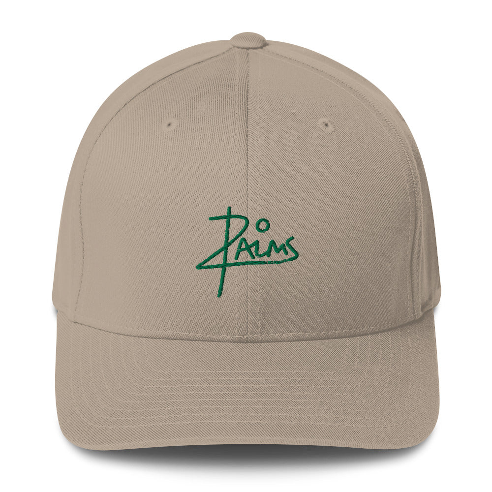 20 PALMS Structured Twill Cap GREEN LOGO