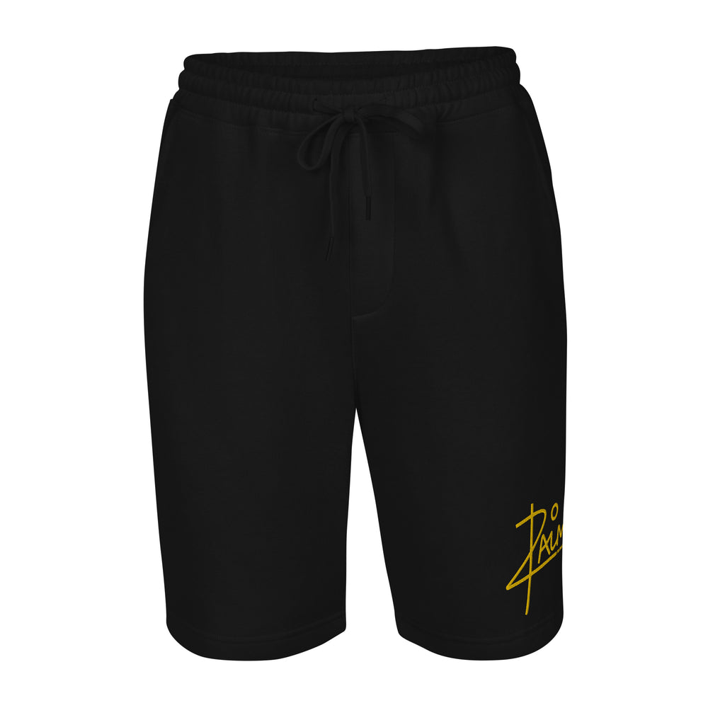 20 PALMS Men's fleece shorts YELLOW LOGO