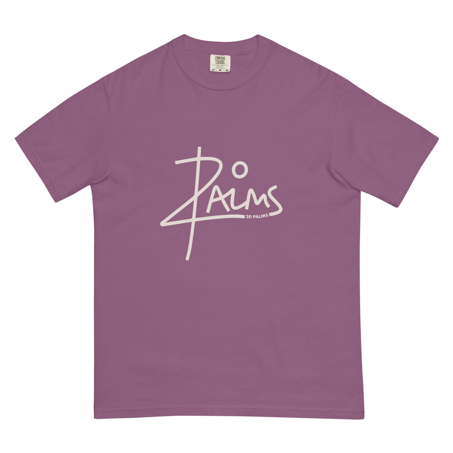 
                  
                    20 PALMS Unisex garment-dyed heavyweight t-shirt CREAM LOGO
                  
                