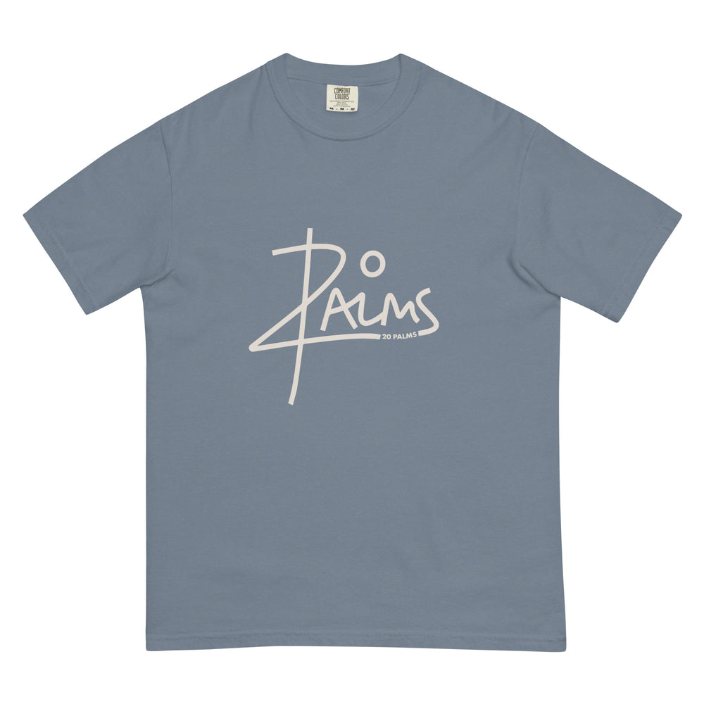 
                  
                    20 PALMS Unisex garment-dyed heavyweight t-shirt CREAM LOGO
                  
                