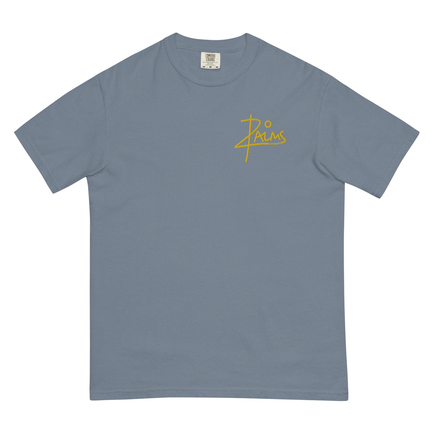 
                  
                    20 PALMS Unisex garment-dyed heavyweight t-shirt YELLOW CHEST LOGO
                  
                