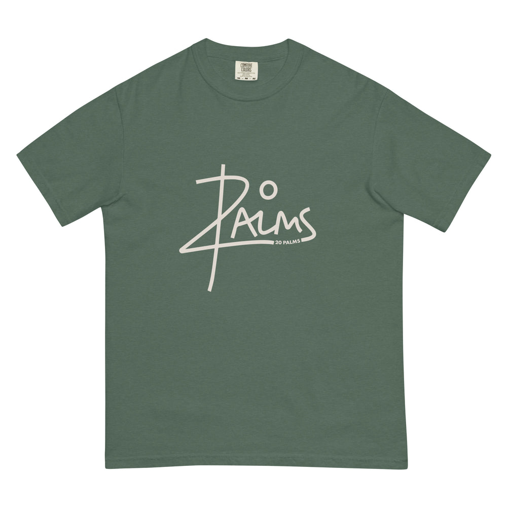 
                  
                    20 PALMS Unisex garment-dyed heavyweight t-shirt CREAM LOGO
                  
                