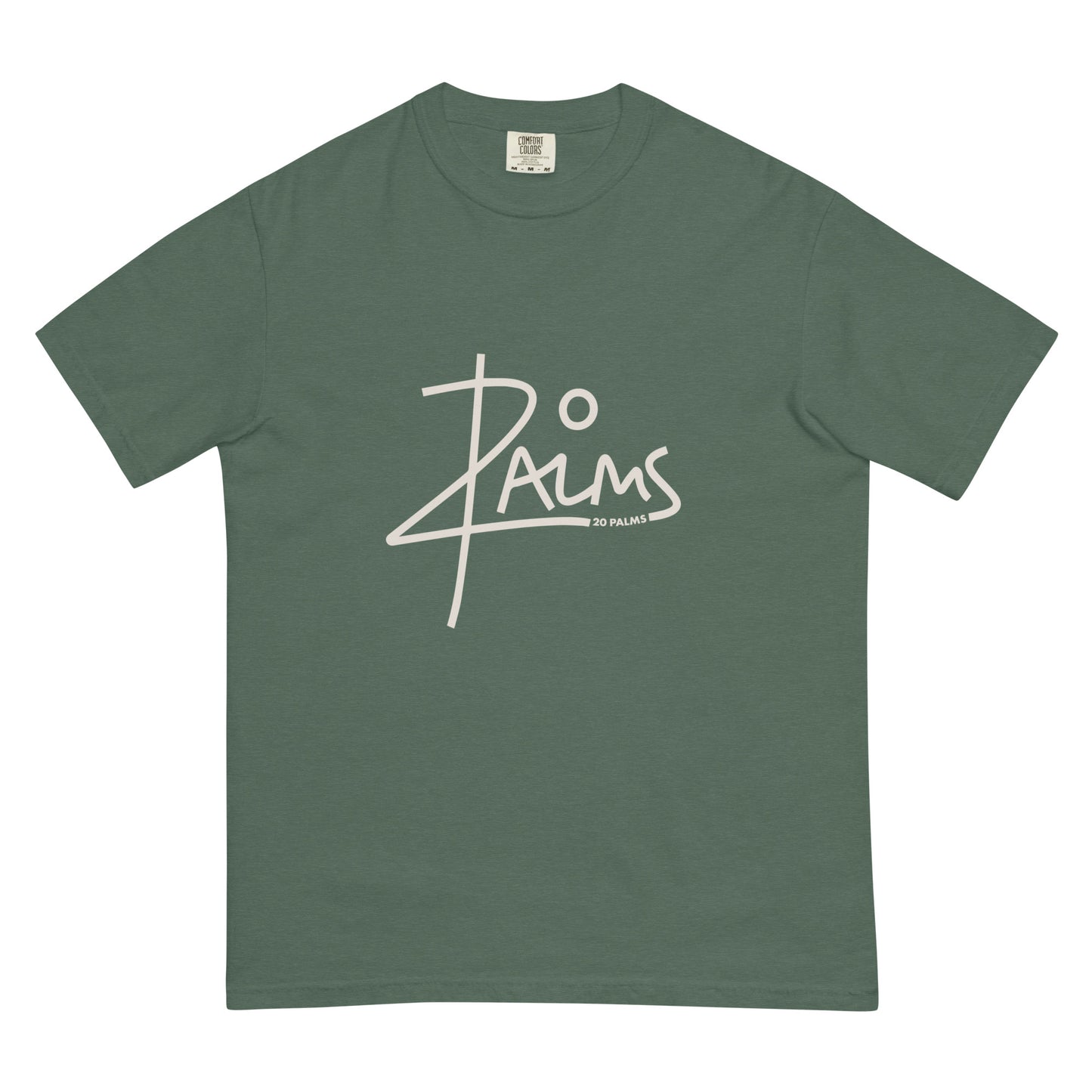 
                  
                    20 PALMS Unisex garment-dyed heavyweight t-shirt CREAM LOGO
                  
                