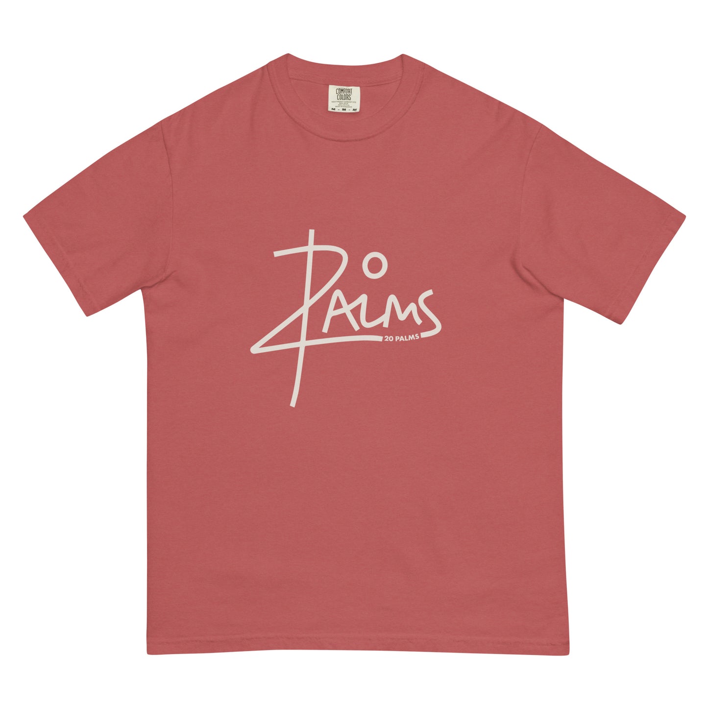 
                  
                    20 PALMS Unisex garment-dyed heavyweight t-shirt CREAM LOGO
                  
                