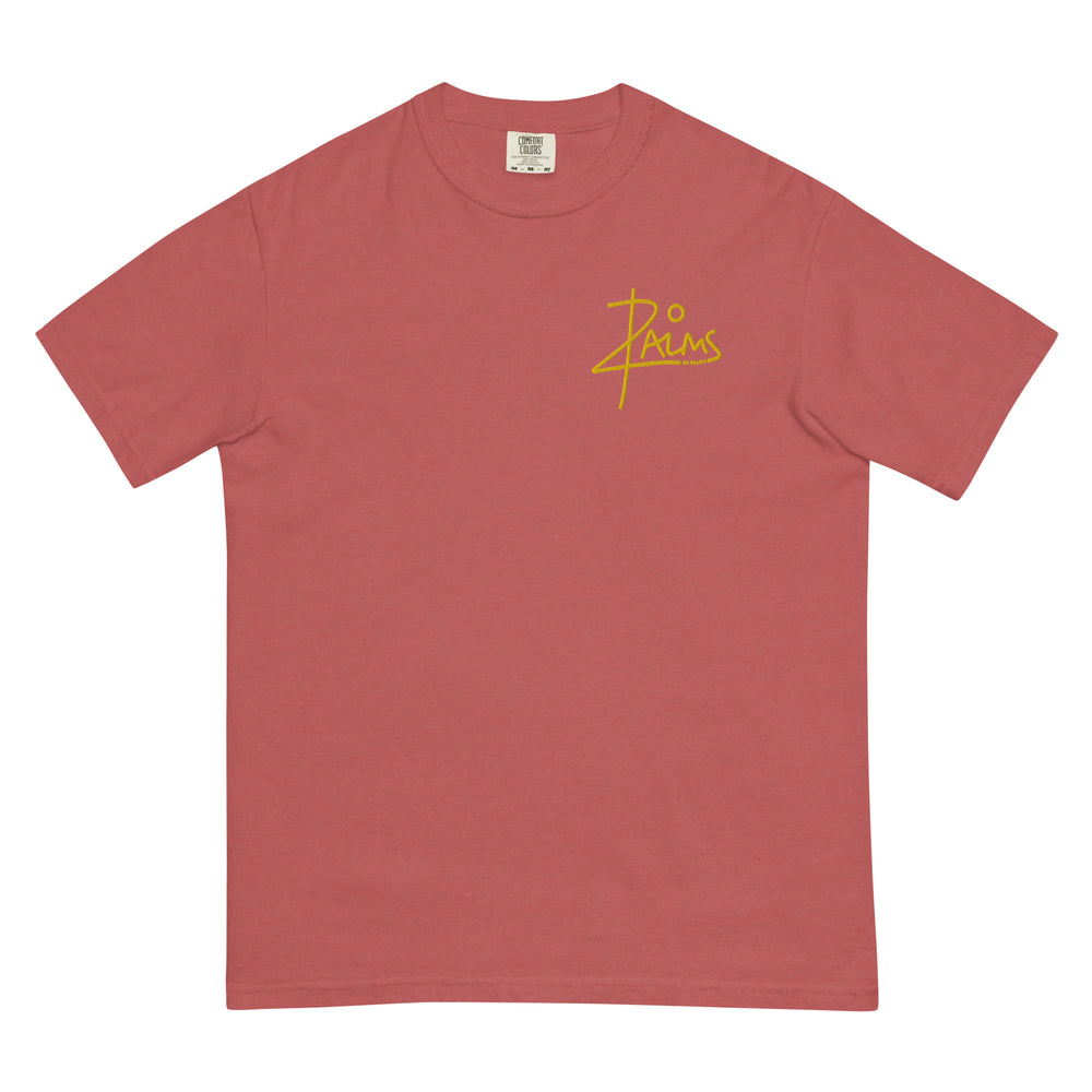 
                  
                    20 PALMS Unisex garment-dyed heavyweight t-shirt YELLOW CHEST LOGO
                  
                