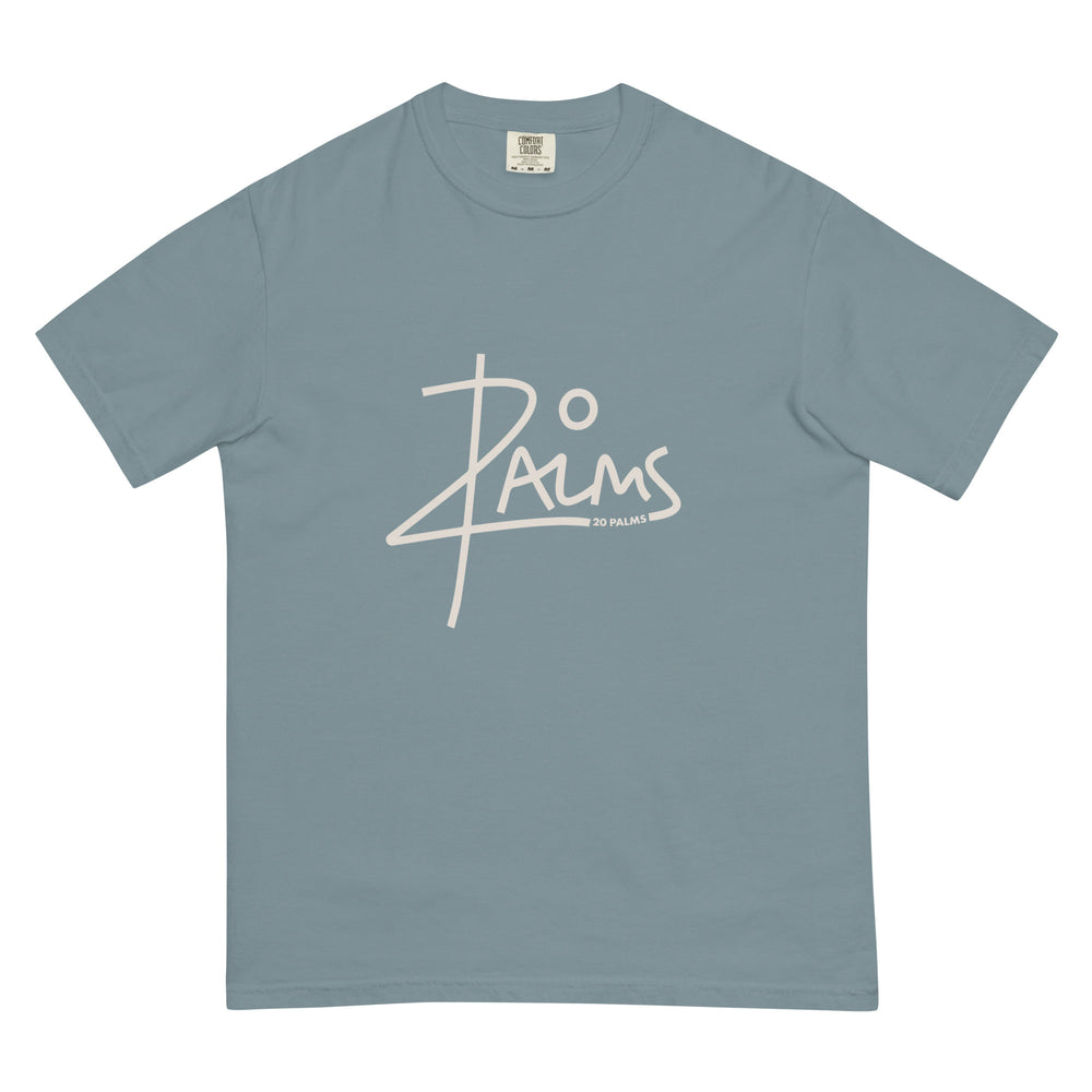 
                  
                    20 PALMS Unisex garment-dyed heavyweight t-shirt CREAM LOGO
                  
                