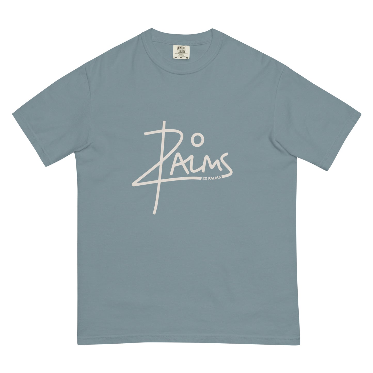 
                  
                    20 PALMS Unisex garment-dyed heavyweight t-shirt CREAM LOGO
                  
                