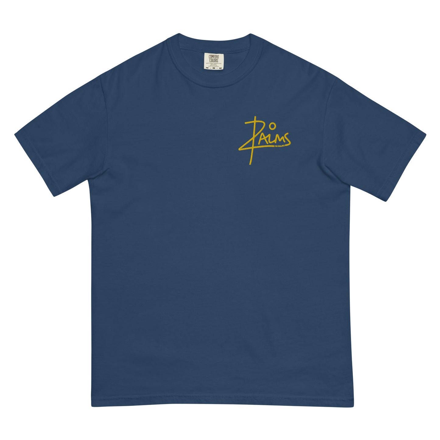 
                  
                    20 PALMS Unisex garment-dyed heavyweight t-shirt YELLOW CHEST LOGO
                  
                