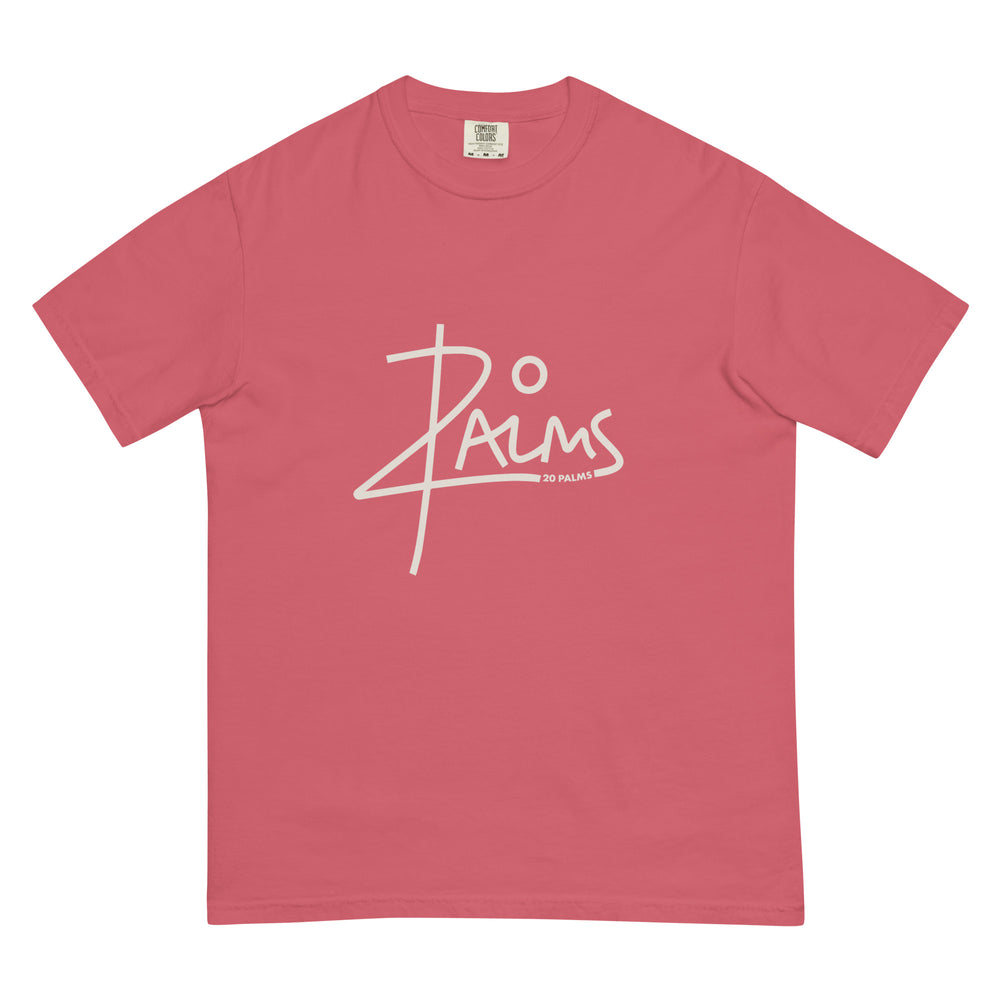 
                  
                    20 PALMS Unisex garment-dyed heavyweight t-shirt CREAM LOGO
                  
                