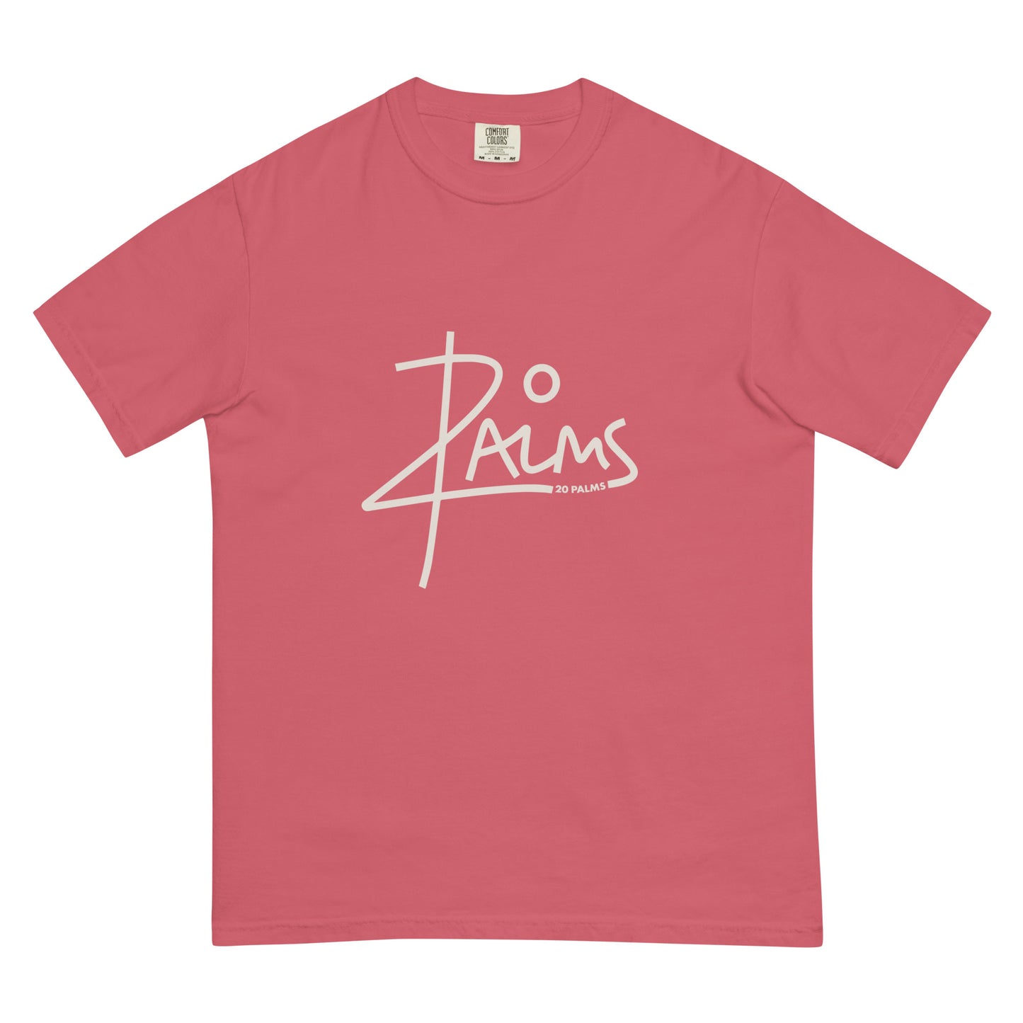 
                  
                    20 PALMS Unisex garment-dyed heavyweight t-shirt CREAM LOGO
                  
                