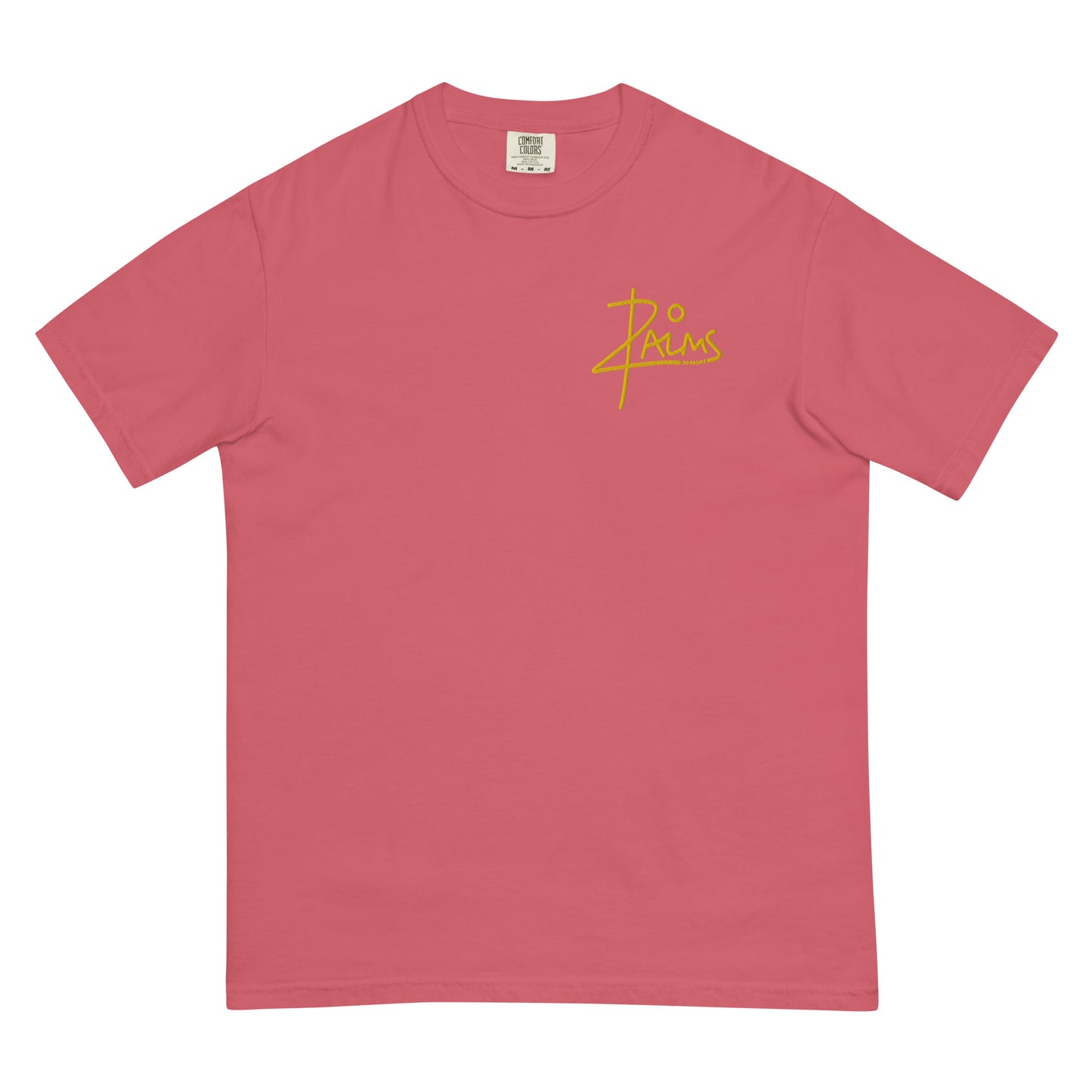 
                  
                    20 PALMS Unisex garment-dyed heavyweight t-shirt YELLOW CHEST LOGO
                  
                