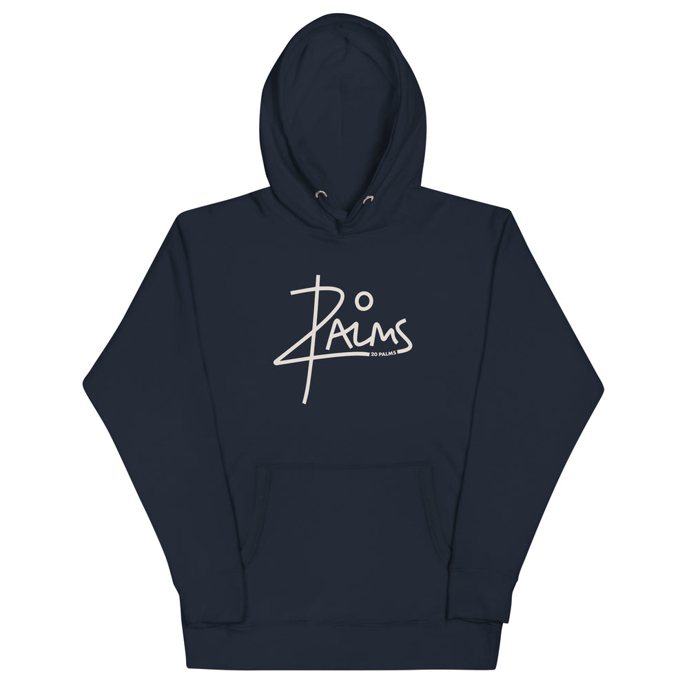 20 PALMS Unisex Hoodie CREAM LOGO