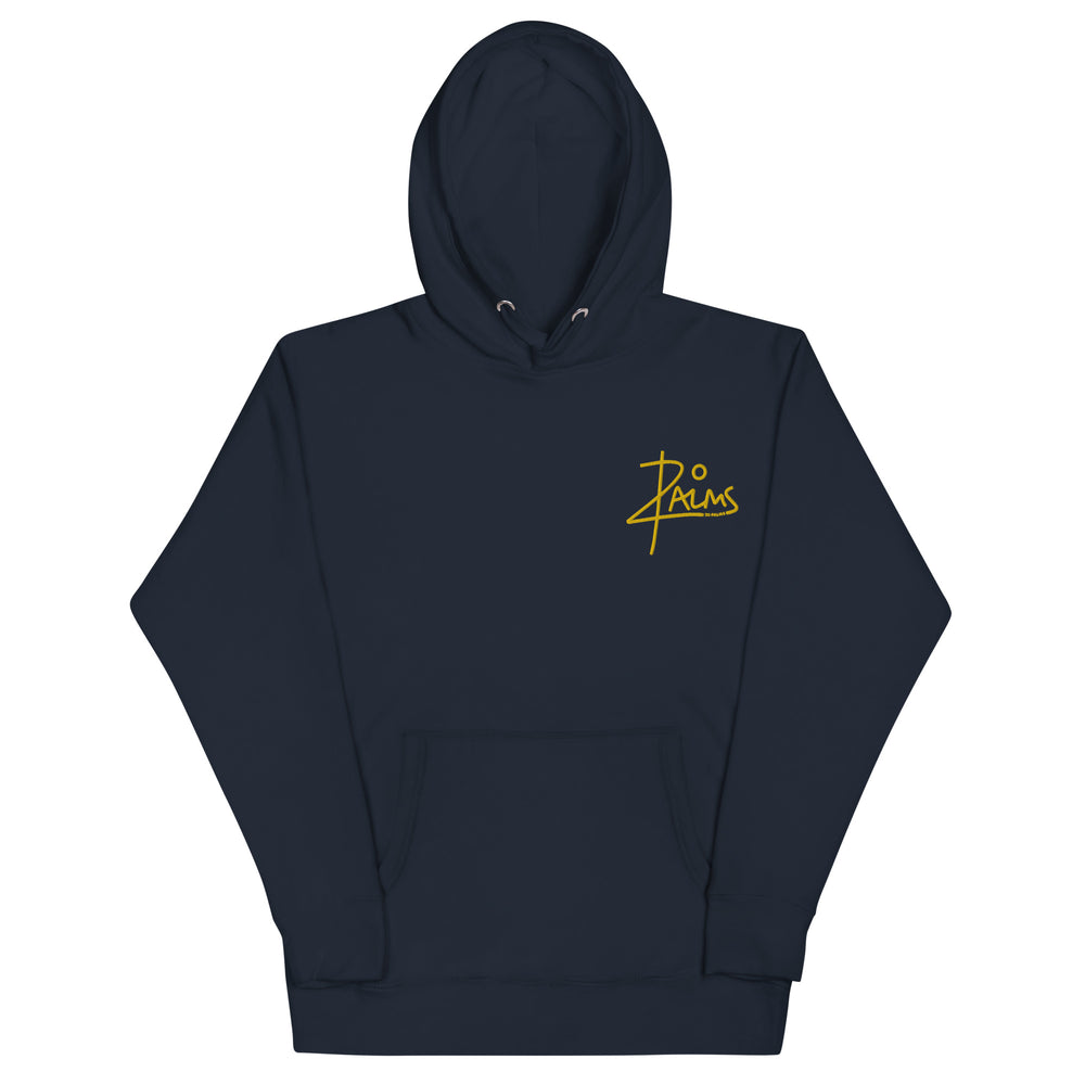 20 PALMS Unisex Hoodie YELLOW CHEST LOGO