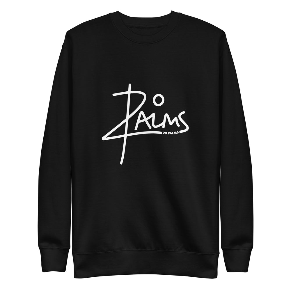 20 PALMS Unisex Premium Sweatshirt WHITE LOGO