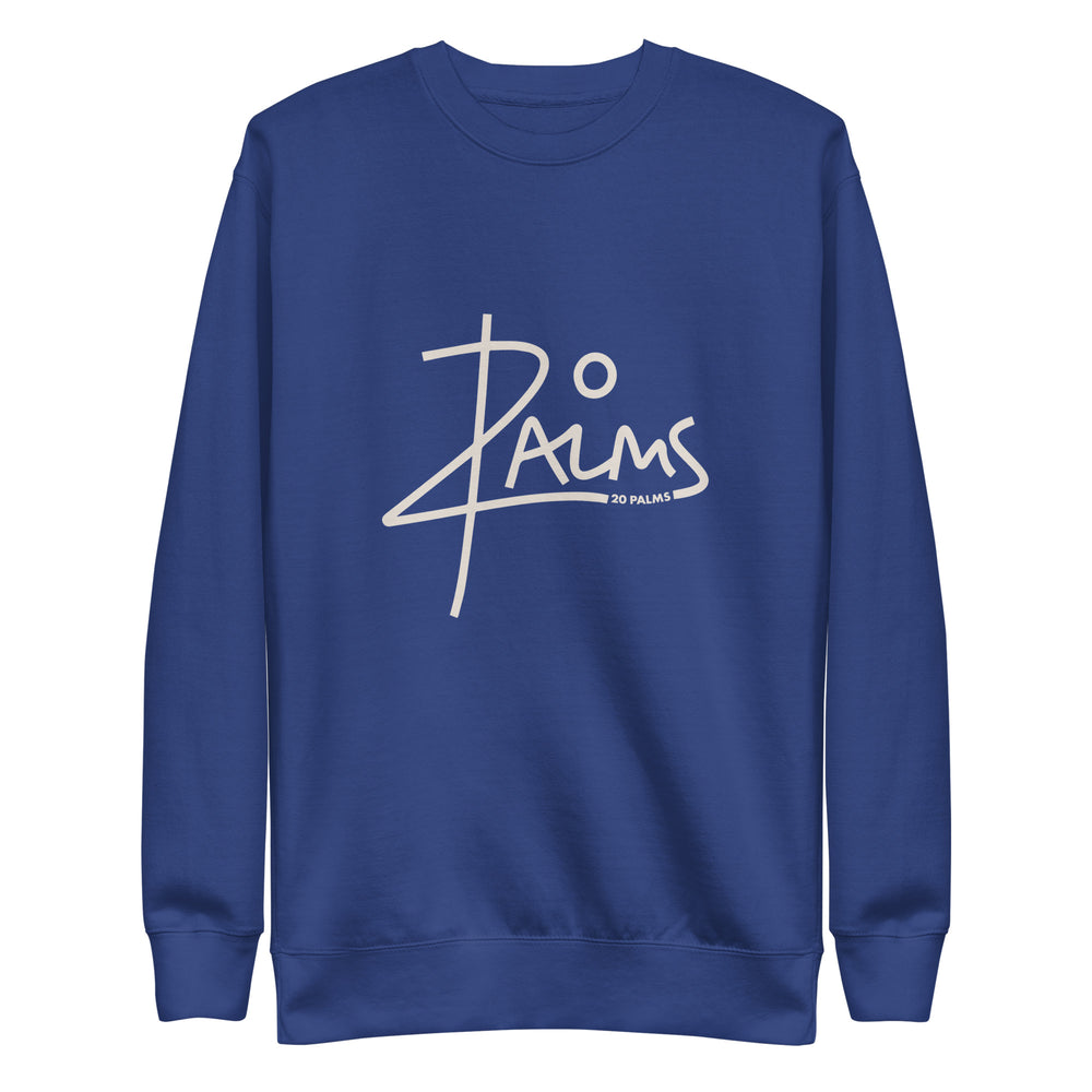 
                  
                    20 PALMS Unisex Premium Sweatshirt CREAM LOGO
                  
                