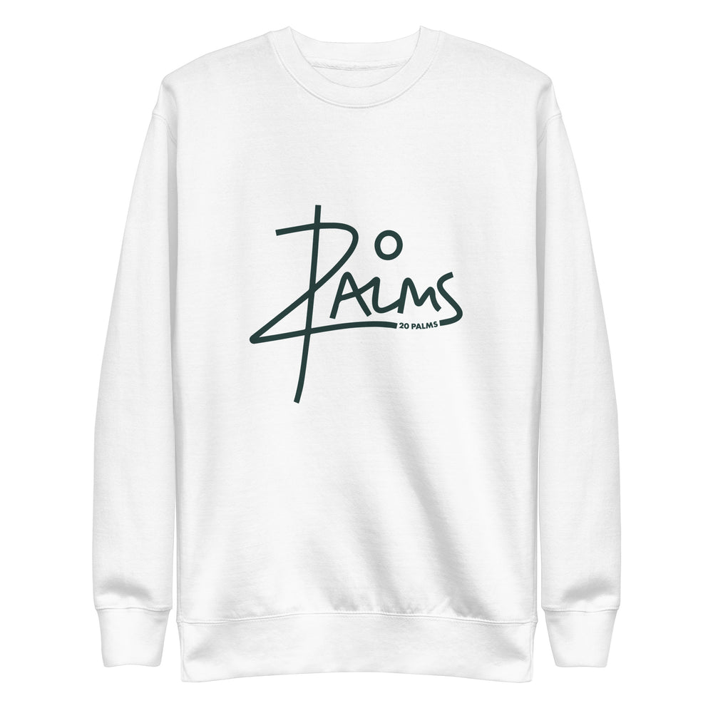 
                  
                    20 PALMS Unisex Premium Sweatshirt GREEN LOGO
                  
                